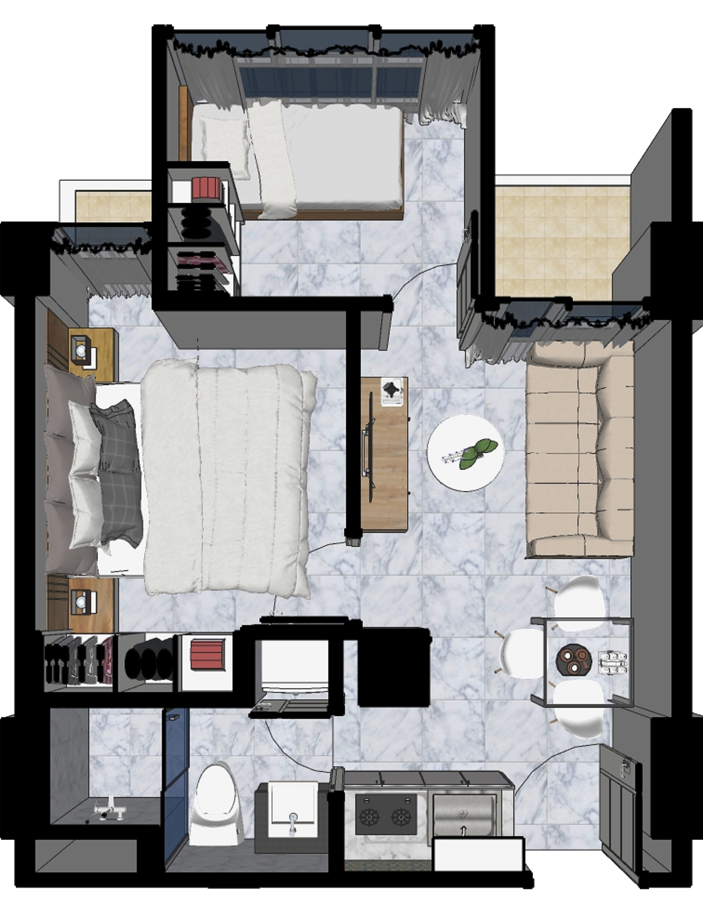 2 BEDROOM